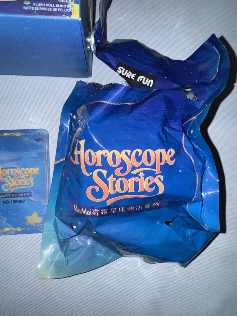 MayMei Horoscope - Aquarius Plush Stories Series, NEW Opened Box